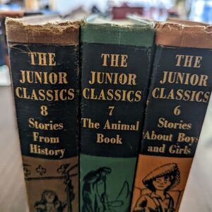 3 each The Junior Classics Popular Edition Collier Books Vol 6, 7 & 8